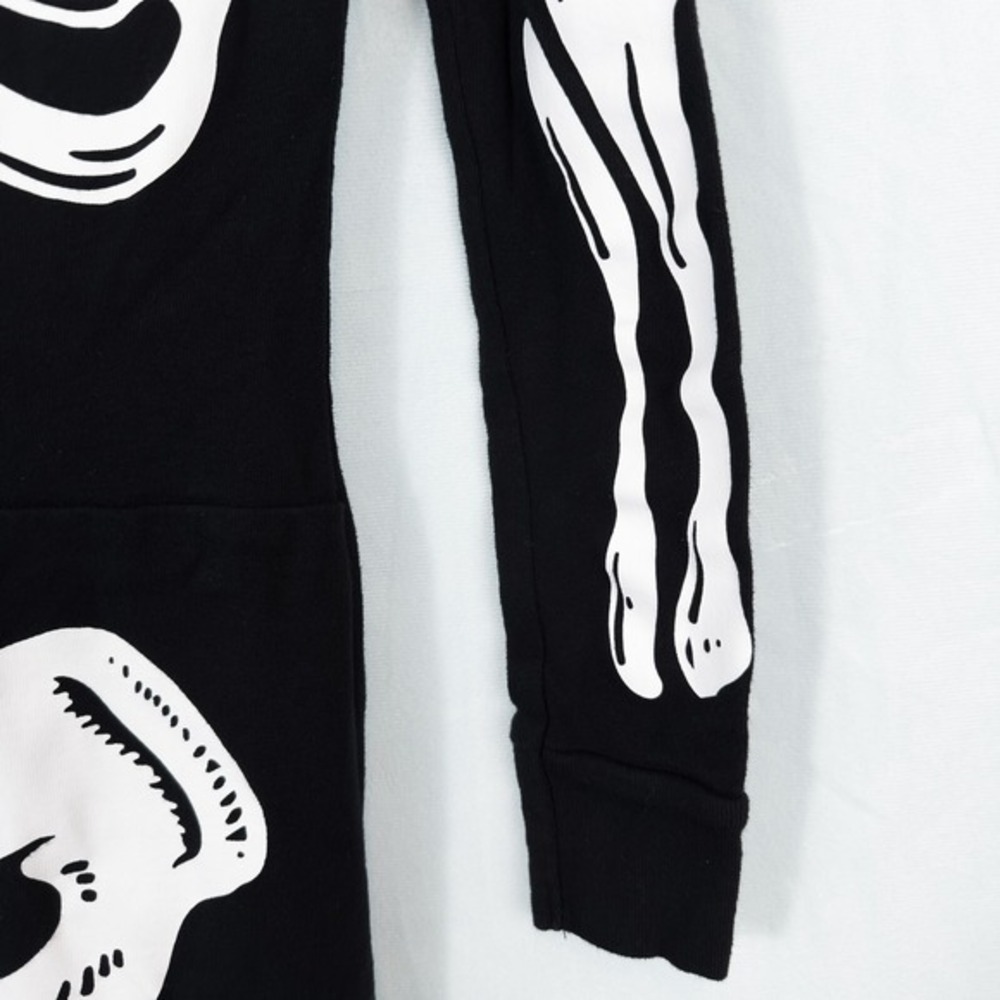 Old Navy Kids Unisex‎ One Piece Skeleton Pajamas Halloween Costume Size XL (12) - Picture 13 of 13